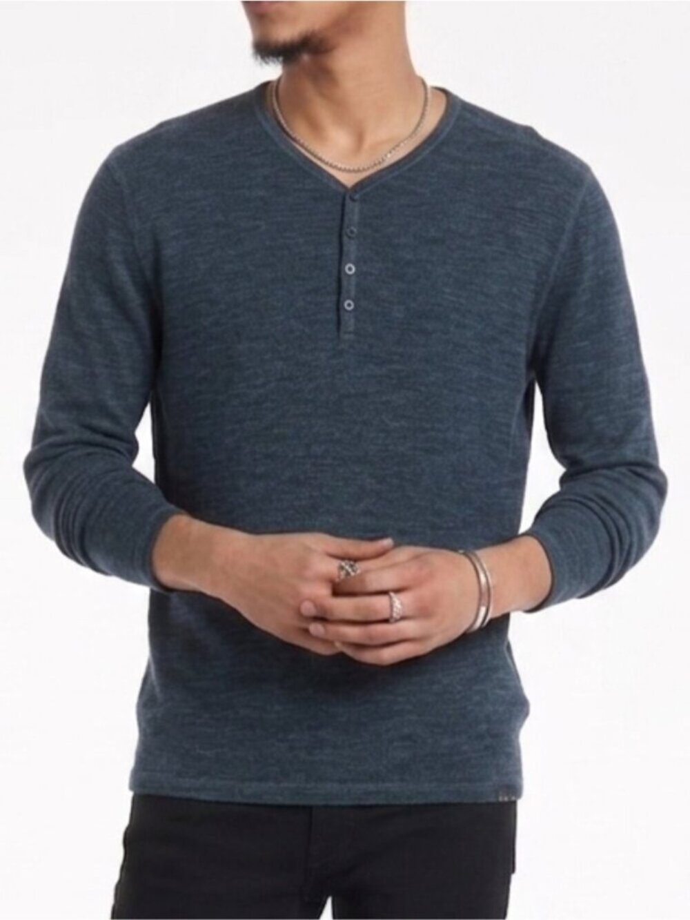 John Varvatos Long Sleeve Henley